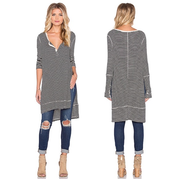 Free People Tops - We The Free “Gwen” Henley Tunic Top Size Large